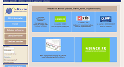 Desktop Screenshot of lobourse.com